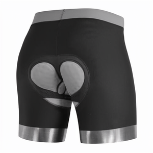 <b>Men's</b> Fitted <b>Cycling</b> <b>Shorts</b> With Silicone Pad Moisture Wicking Spandex Nylon Brief Length - Product Image 1