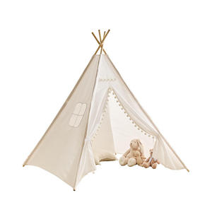 Tienda de campaña <span class=keywords><strong>tipi</strong></span> india de tamaño personalizado, de tela de algodón, plegable, de 4 postes, para niños, tipo pop-up, suave, para juegos en interiores y exteriores, unisex - Product Image 5
