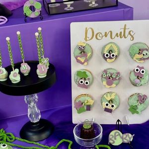 Support de présentation de beignets en acrylique transparent personnalisé, support à dessert multi-niveaux, personnalisable, décoration de table pour mariage, <span class=keywords><strong>anniversaire</strong></span>, fête, boulangerie - Product Image 6