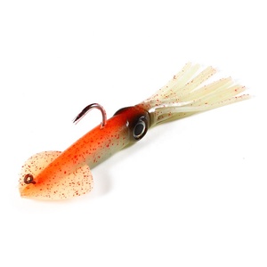 Hunthouse 14cm/36g Leurre de pêche souple luminescent à effet UV pour jigging, Leurre de pêche luminescent pour calamars <span class=keywords><strong>Mauler</strong></span> - Product Image 3