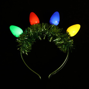 Diadema Luminosa LED de Navidad con Diseño de Cebolla, 4 Luces, Novedad, Juguete, Banda para el Pelo, Halloween, ¡MÁS VENDIDO! - Product Image 3