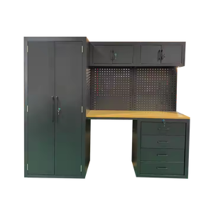 ארון רולר חובה כבדה עם סט כלי אחסון ניידים עבור מוסכים, מעבדות וסדנאות מקצועיות - Product Image 2