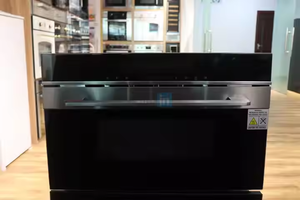 Ensemble four à micro-ondes et four vapeur encastrable de 24 pouces (60 cm) avec 34 L de capacité pour micro-ondes et 72 L pour four vapeur, commande tactile, noir - Product Image 4