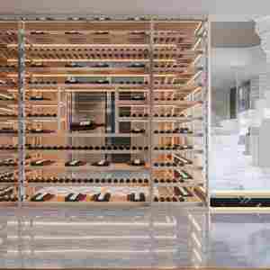 Estantes de bodega de madera de gran capacidad, soporte de almacenamiento de botellas de vino para el hogar, Bar, comedor, decoración - Product Image 2