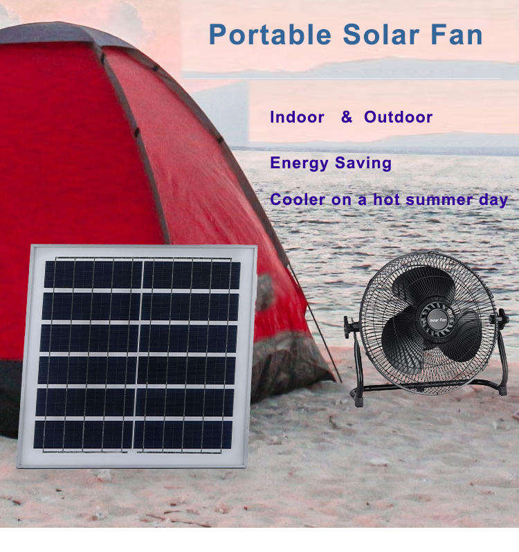 Cheap Household Solar Fan Efficient Rechargeable Option