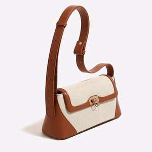 Bolso bandolera moderno retro de gran capacidad para mujer, bolso de hombro cuadrado minimalista y a la moda para mujer - Product Image 3