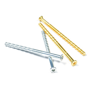 Vis à tête plate/cylindrique en acier au carbone de qualité professionnelle, fabriquées en Chine, plaquées nickel/zinc/brass, Torx M5-M8 - Product Image 3