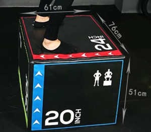 Caja de Ejercicios de PVC 4 en 1 con Logotipo Personalizado, Caja de Espuma para Gimnasio, Caja de Salto de Cuero, Entrenamiento de Abdominales, Caja de Plyo Soft Segura y Suave - Product Image 4