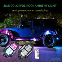 Luz Ambiental RGB de Colores para Chasis con Material de Aleación de Aluminio 12V 8W