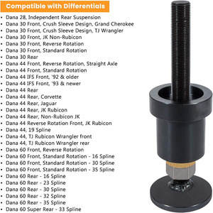 Herramienta de instalación de sellos de eje Getitall para Jeep Dana30, herramienta manual de acero para instalación de sellos laterales del eje interior - Product Image 5