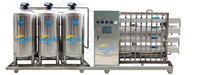 Unité de traitement d'eau RO à grande capacité commerciale à deux étages HUAJIETEC avec EDI pour la filtration de l'eau potable