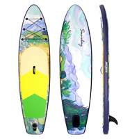 Planche de surf à souder à chaud 2024, OEM ODM, planche de SUP gonflable et nouvelle conception de planche à pagaie debout à vendre