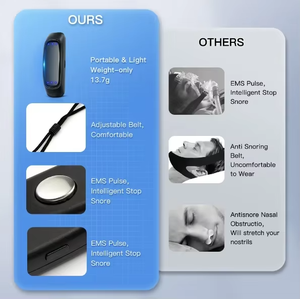 Smart Intervention Pulse Tech AI <span class=keywords><strong>Chip</strong></span> Ergonomie Léger Sommeil Souffle Bien Ronflement Arrêt Électrique - Product Image 6