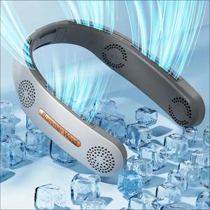 Innovation ultime sans pales - Ventilateur de cou portable pour un refroidissement maximal - Batterie USB rechargeable 2400 mAh - Turbo 4 - Product Image 2