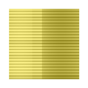 Diseño italiano 3D Impreso PLA Mesa de centro Outdoor 'Stromboli' Collection Yellow Shine Striated 'Made in Italy' - Product Image 6
