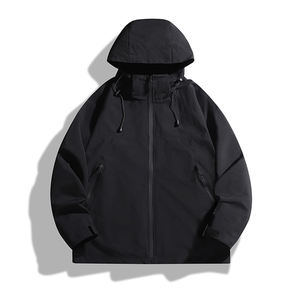Logo personnalisé charge extérieure vêtements à coque souple veste pour hommes 2025 printemps automne nouveaux vêtements de sport coupe-vent et éclaboussures d'eau - Product Image 5