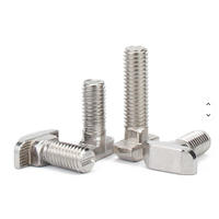 Dong Ji Boulons en T à moitié filetés DIN931 Zinc Grade 12.9 Vente en gros à chaud Tournevis d'implant Boulon à écrou hexagonal pour l'assemblage de navires