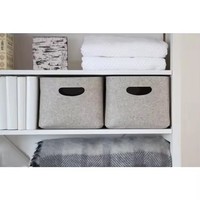 Boîte de rangement en feutre moderne multi-usages, grande capacité, pliable, portable, pour le rangement des nécessités quotidiennes de la maison