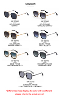 Lunettes de soleil carrées en métal avec logo personnalisé tendance Partagas, protection UV400, lunettes de soleil pour hommes