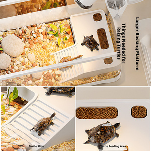 Venta al por Mayor de Fábrica: Kit de Acuario/<span class=keywords><strong>Tanque</strong></span> para Tortugas de Plástico Ecológico Grande con Diseño de Doble Capa Apilable - Product Image 3