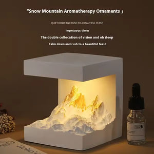Adornos de aromaterapia de piedra, luz nocturna luminosa con luz ambiental, regalo de cumpleaños novedoso, regalo personalizado - Product Image 2