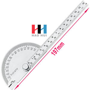 H0066 180 derece iletki <span class=keywords><strong>Metal</strong></span> açı bulucu gonyometresi açı cetvel paslanmaz çelik - Product Image 1