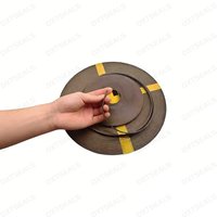Bande de guidage industrielle en PTFE et bronze, bande anti-usure pour joint mécanique, anneau de support résistant à l'huile 100MM pour vérin hydraulique de construction