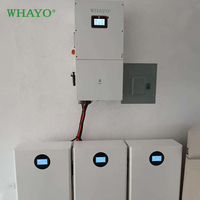 Onduleur solaire hybride Whayo 5kW 6kW 10kW monophasé 240V pour les foyers américains, prend en charge le fonctionnement en parallèle