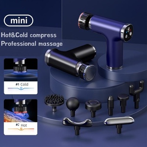2025 New <b>Mini</b> Massage Gun Hot Cold Compress Heating Deep Tissue <b>Vibrating</b> Professional Portable Body Muscle Massage Gun - Product Image 3