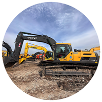 Excavatrice sur chenilles Volvo Ec290 d'occasion, 31 tonnes, Suède, faible nombre d'heures, diesel, hydraulique, excellent état, prête à être expédiée