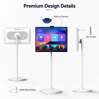 Offres spéciales, téléviseur portable à écran tactile sans fil LCD de 32 pouces, divertissement à domicile, moniteur portable, téléviseur Android