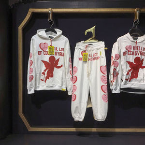 Ensemble de sweat-shirts pour hommes de haute qualité, en coton tissé d'hiver, imprimé, graphique personnalisé, couleur vintage, blocage de couleur, fusion sans couture, séchage rapide - Product Image 3