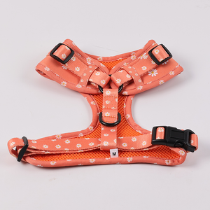 Custom Logo Neopreen Ontwerpers Hondenpoepzak Luxe Verstelbare Hondenharnas Kraag En Riem Set Met Bowtie Bandana - Product Image 3