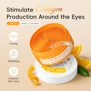 LAIKOU Masque Contour des Yeux Hydratation Intense Anti-Cernes Lissant Rides Raffermissant au Collagène et Vitamine C 50 unités - Product Image 2