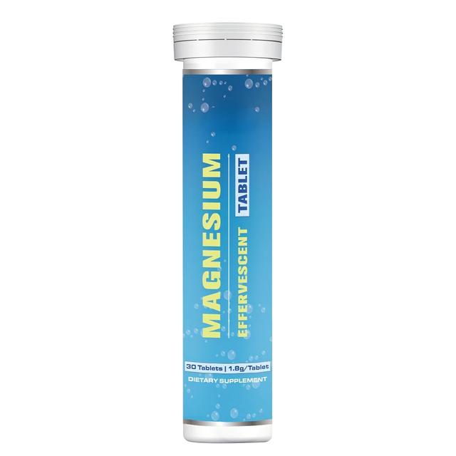 Bioby OEM & PL Magnesium 100mg Effervescent Tablets for Muscle Recovery & Electrolyte Support Energy