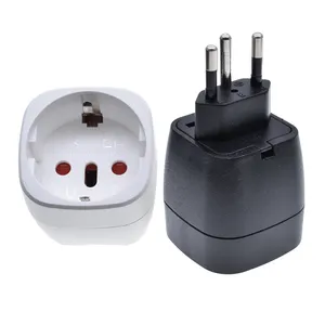 Swiss conversion plug European standard Brazilian Italian to Swiss travel plug 10A 250V EU-11A-1