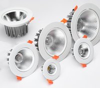 LED intégré COB haute luminosité anti-éblouissement 5W7W12W20W30W plafonnier commercial et domestique spot downlight