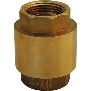 EURO 1/2 pouces Insert en laiton Clapet anti-retour manuel à ressort Compatibilité des médias haute température-pour huile eau gaz - Product Image 1