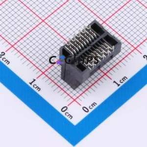 MEC8-110-02-L-VP Gold Finger Connector Through hole Component (THT),P=0.8mm Connector 0.8mm 20P Through Hole Phosphor Bronze - Product Image 2