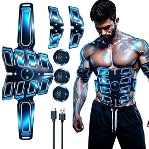 Offre Spéciale : Appareil d'entraînement abdominal ABS Stimulateur, Machine à abdominaux rechargeable par USB pour la maison, le bureau, l'extérieur – Idéal pour hommes et femmes, abdominaux, bras et jambes - Product Image 1
