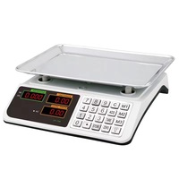 SS-Tastatur tasten Stromkabel ladegerät Schwere Tray-Platte LED oder LCD-Metzger waage Max. 40kg Starkes ABS-Gehäuse Hochgenaue Wäge zelle