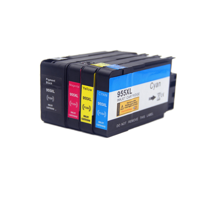 955XL Ink Cartridges 955 XL High Yield Ink Replacement for HP OfficeJet Pro 7720 7740 8210 8216 8702 8710 8715 Series Printer