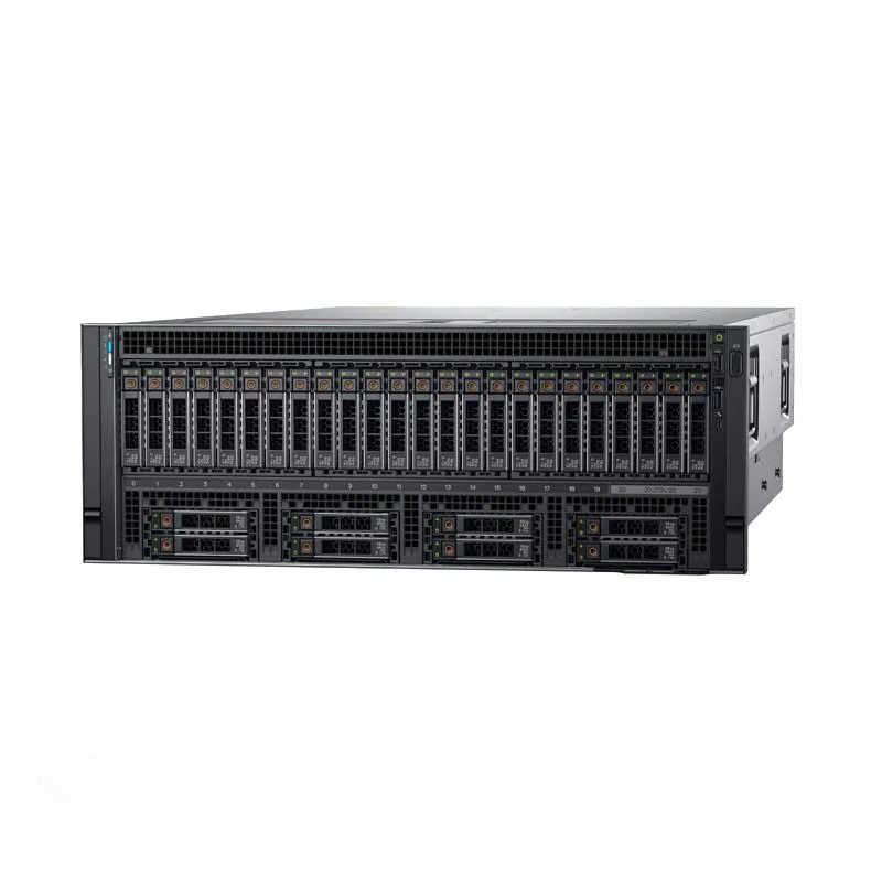 Poweredge R640 650 R740 R750 R940 baru digunakan host Servidor sistem penyimpanan jaringan 2u rak Server