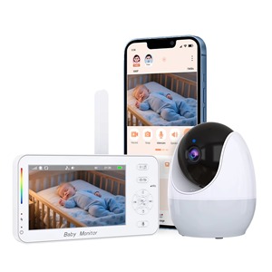 กล้องวงจรปิดสำหรับเด็กแบบไร้สาย 2.4G รุ่นใหม่ พร้อมไฟกลางคืน ฟังก์ชั่นสนทนาสองทาง ตรวจจับเสียงร้อง การให้นม และอุณหภูมิ - Product Image 1