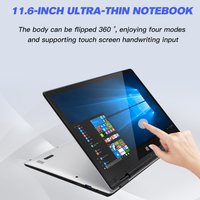 Notebook Portatile 2025 con Schermo Touch IPS da 11,6 Pollici, SSD da 512GB, Tastiera Inglese, Disco Rigido da 1TB, Laptop Intel per l'Istruzione