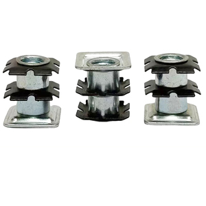 Tuerca de Inserción Autoblocante de 2 Capas, Fijación Metálica de Alta Resistencia con Rosca de Precisión para Ensamblaje de Estructuras Tubulares - Product Image 2