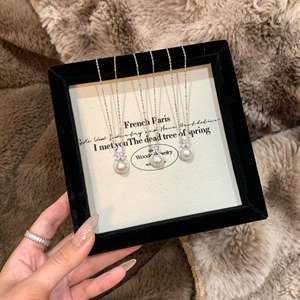 Collar de Plata de Ley S925 con Circonitas en Forma de Estrella, Cadena para Clavícula, Regalo para Mujer con Colgantes y Dijes de Primera Calidad - Product Image 5