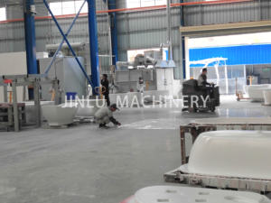 Máquina de Alta Eficiencia para la Producción de Bañeras de Superficie Sólida JINLU, Máquina para Fabricar Bañeras de Superficie Sólida, Máquina de Moldeo de Cuarzo - Product Image 5