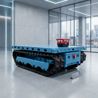 Châssis de base robotique industriel à chenilles, plateforme RC à chenilles pour le développement de robots de lutte contre les incendies et de sauvetage