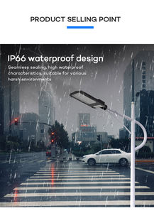 Fábrica de China AC Aluminio LED Farola Exterior Impermeable IP66 6000K 50W-200W Personalizable - Product Image 5